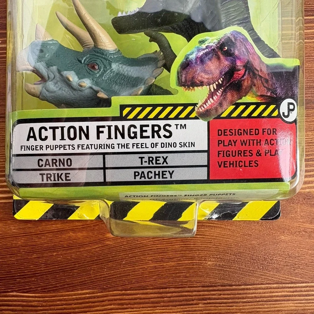 The Lost World Jurassic Park Finger Puppets Action Fingers Sealed‎ 1997